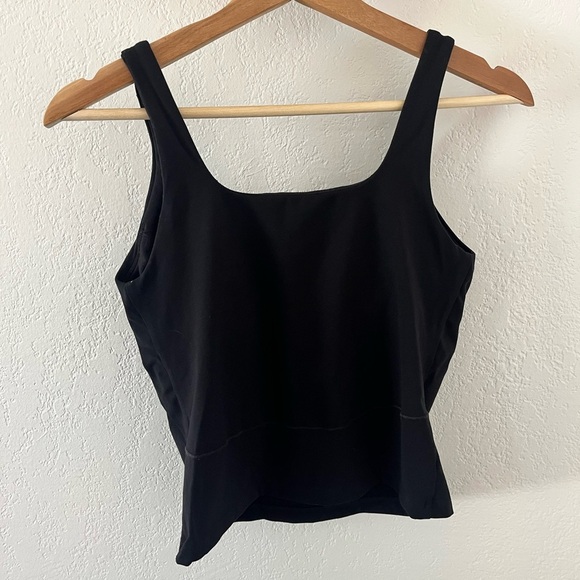 Womens FLX Affirmation Square Neck Tank Top Medium Black - Picture 4 of 5